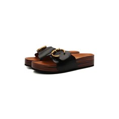 Кожаные шлепанцы Ingrid Chloé Chloe