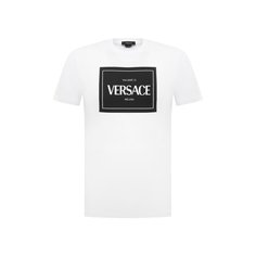 Хлопковая футболка Versace
