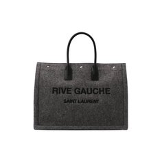 Текстильная сумка-шопер Rive Gauche large Saint Laurent