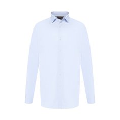 Хлопковая рубашка с воротником кент Zegna Couture