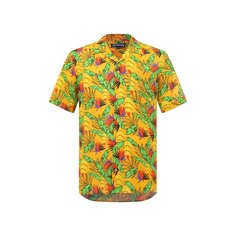 Рубашка из хлопка и льна Vilebrequin