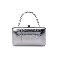 Клатч Minaudiere из кожи змеи Ralph Lauren