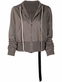 Rick Owens DRKSHDW укороченное худи на молнии