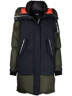 Mackage пуховик Inari в стиле колор-блок
