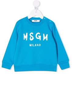 MSGM Kids толстовка с логотипом
