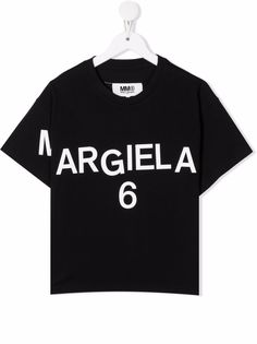 MM6 Maison Margiela Kids футболка с логотипом
