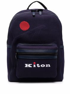 Kiton рюкзак с вышитым логотипом