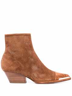 Sergio Rossi ботинки Carla с перфорацией