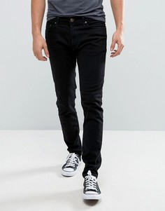 Черные супероблегающие джинсы стретч Hollister-Черный