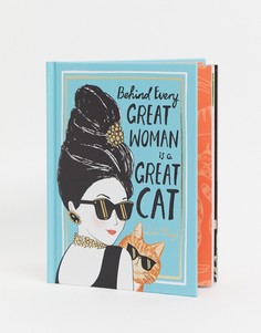 Книга «Behind Every Great Woman is a Great Cat»-Многоцветный Allsorted