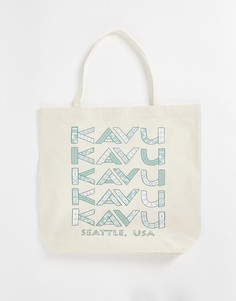 Кремовая сумка-тоут Kavu Original-Белый