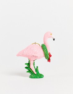 Новогоднее украшение в виде фламинго Typo Christmas-Розовый цвет