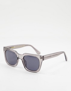 Серые квадратные солнцезащитные очки в стиле унисекс A.Kjaerbede Nancy-Серый