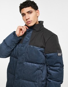 Темно-синяя вельветовая куртка Jack Wolfskin Nature-Темно-синий