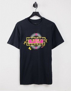 Черная футболка Nike Basketball Lebron James Dri-FIT Crown-Черный цвет