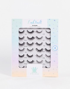 16 пар накладных ресниц Prima Lash-Бесцветный