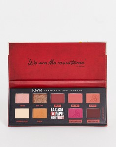 Палетка теней для век (9 цветов) NYX Professional Makeup x Netflix Money Heist (El Professor)-Разноцветный