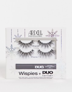 Подарочный набор накладных ресниц Ardell Wispies and Duo Line It-Черный цвет