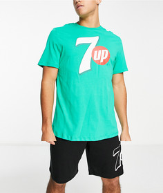 Черно-зеленый пижамный комплект с шортами 7UP-Зеленый цвет Poetic Brands