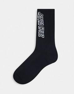 Черные носки с логотипом в виде полоски Santa Cruz Classic-Черный