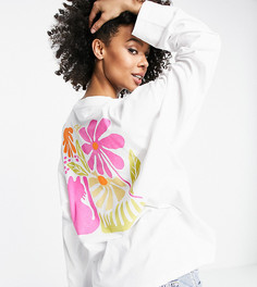 Белая футболка с принтом "Self Love" Topshop Maternity-Белый