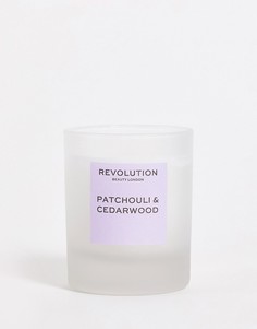 Свеча с ароматом пачули и кедра Revolution-Бесцветный
