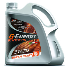 Моторное масло G-ENERGY Synthetic Super Start 5W-30 4л. синтетическое [253142400]