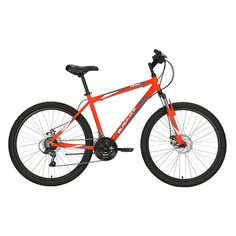 Велосипед BLACK ONE Onix 26 D Alloy (2021), горный (взрослый), рама: 16", колеса: 26", красный/серый, 14.7кг [hd00000402]