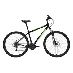 Велосипед BLACK ONE Onix 29 D Alloy (2021), горный (взрослый), рама 18", колеса 29", черный/серый, 15.9кг [hd00000397]