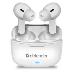 Гарнитура Defender Twins 903, Bluetooth, вкладыши, белый [63903]