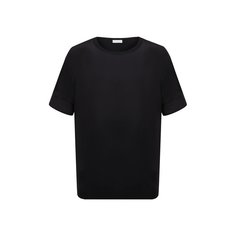 Футболка из хлопка и шелка Dries Van Noten