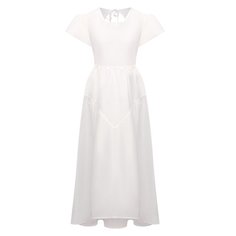 Платье из шелка и льна Maurizio