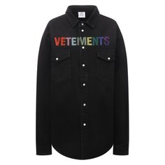 Джинсовая рубашка VETEMENTS