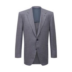 Пиджак из шелка и шерсти Canali