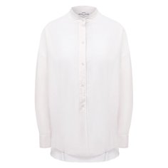 Рубашка из хлопка и шелка Vince