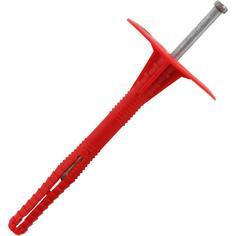 Дюбель для изоляции, 10х120 мм, с металлическим гвоздем, полипропелен, 250 шт. Tech Krep