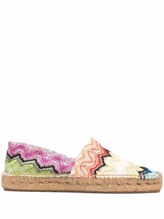 Missoni эспадрильи с узором зигзаг