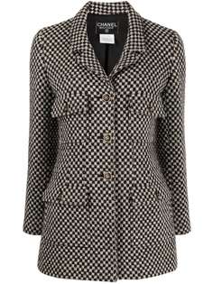 Chanel Pre-Owned твидовый жакет 1995-го года