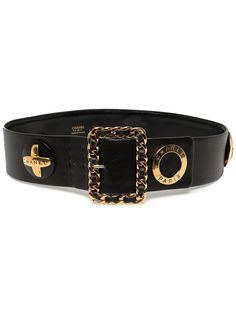 Chanel Pre-Owned ремень 1993-го года с пряжкой и логотипом CC