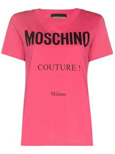 Moschino футболка с логотипом