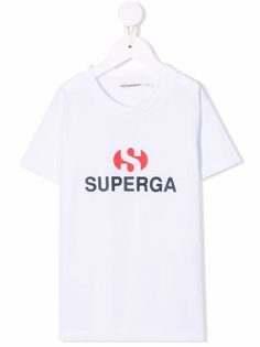 Superga Kids футболка с логотипом