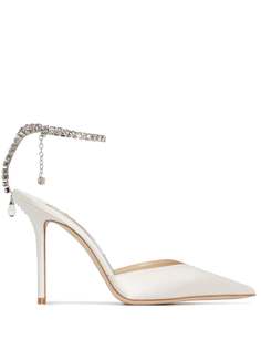 Jimmy Choo туфли Saeda 100 с кристаллами
