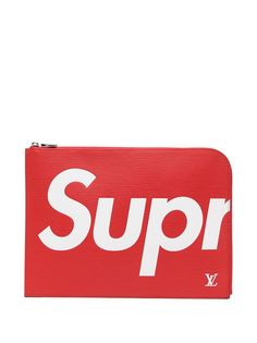 Louis Vuitton клатч с логотипом 2017-го года из коллаборации с Supreme