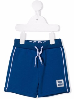 BOSS Kidswear спортивные шорты с нашивкой-логотипом