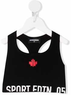 Dsquared2 Kids укороченный спортивный топ