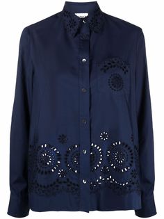 P.A.R.O.S.H. рубашка с английской вышивкой