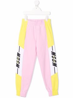 MSGM Kids спортивные брюки с логотипом