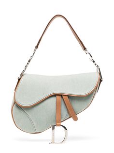 Christian Dior джинсовая сумка Saddle 2000-х годов