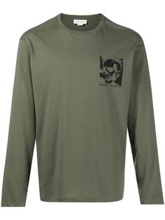 Alexander McQueen футболка с длинными рукавами и принтом