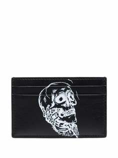 Alexander McQueen картхолдер с принтом Skull